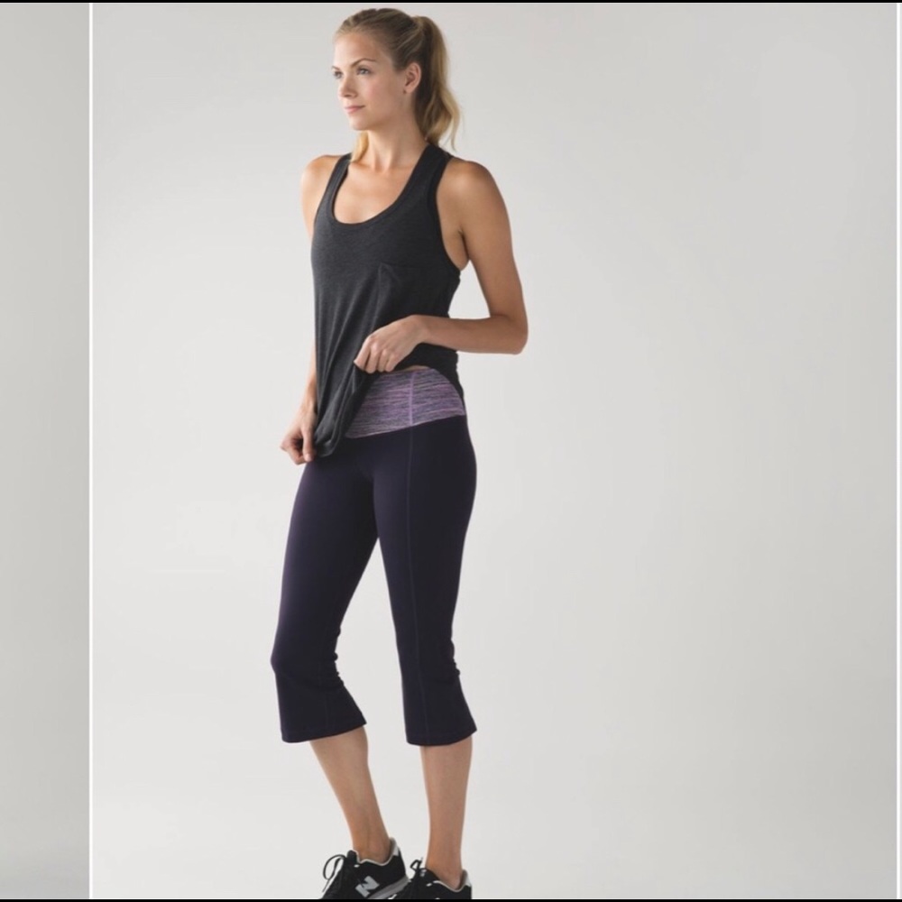 Lululemon Space Dye🍇 Gather&Crow Crop Leggings 6
